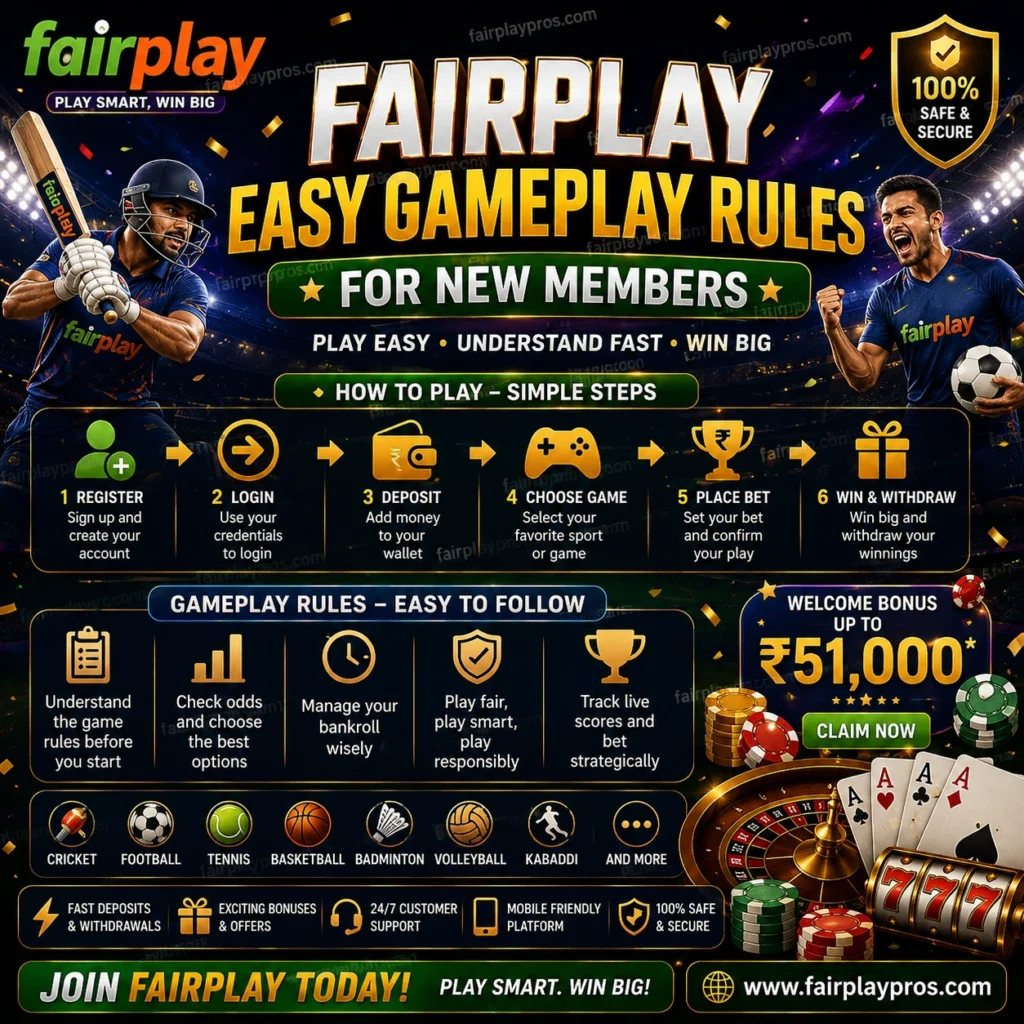 Fairplay Easy Gameplay Rules for New Members