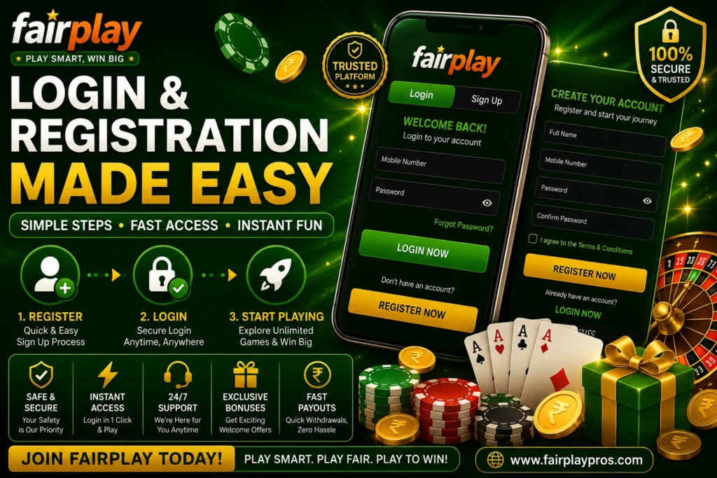 Fairplay Login and Registration Made Easy