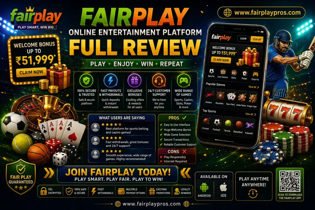 Fairplay Online Entertainment Platform Full Review