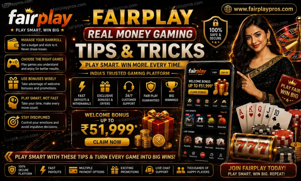 Fairplay Real Money Gaming Tips and Tricks