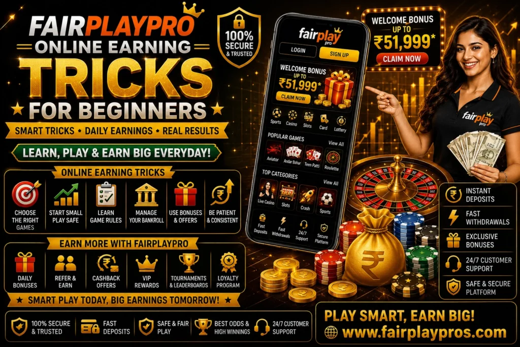 Fairplaypro Online Earning Tricks for Beginners